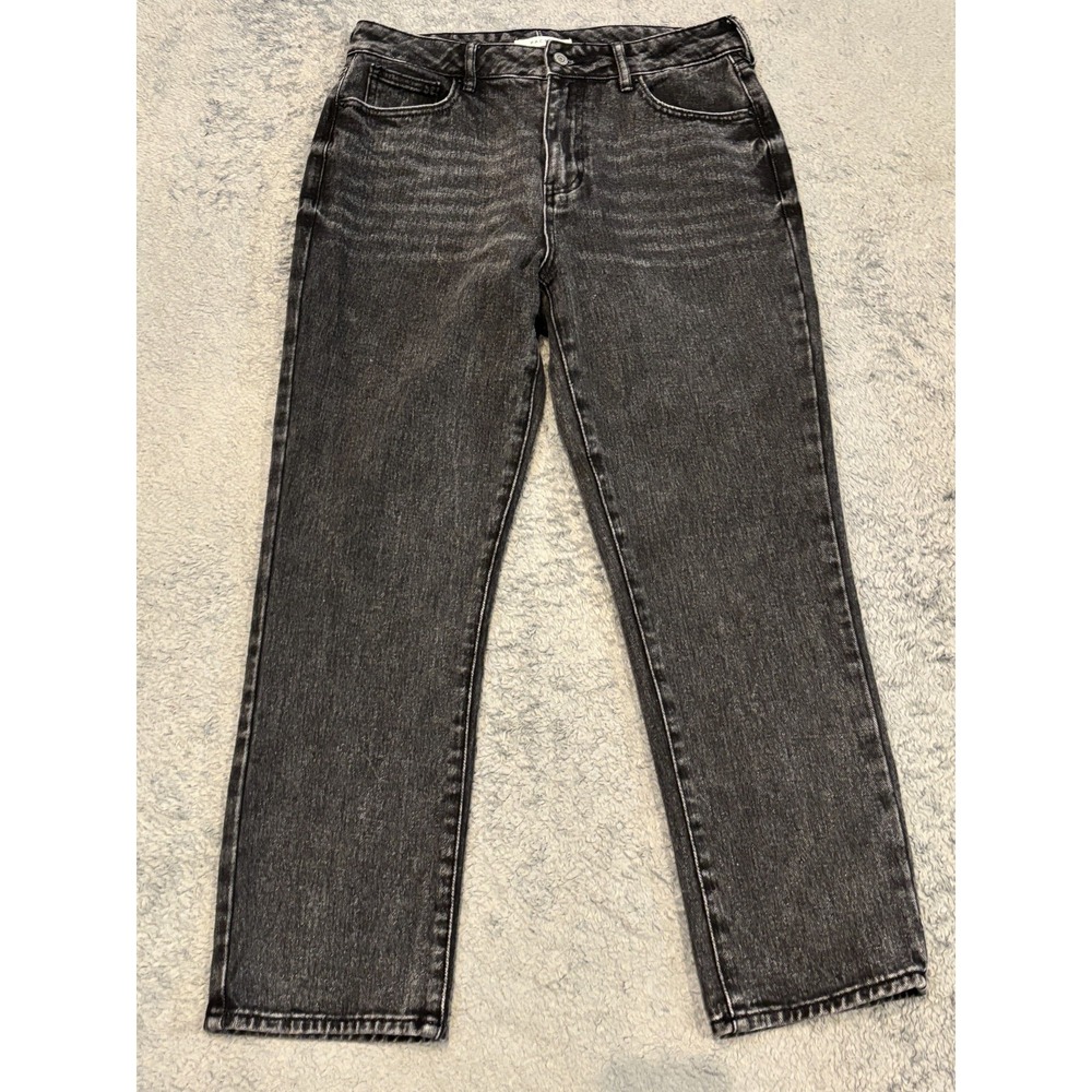 Pacsun Mom Jeans Womens 28 Faded Black 90s Style Casual Classic Denim